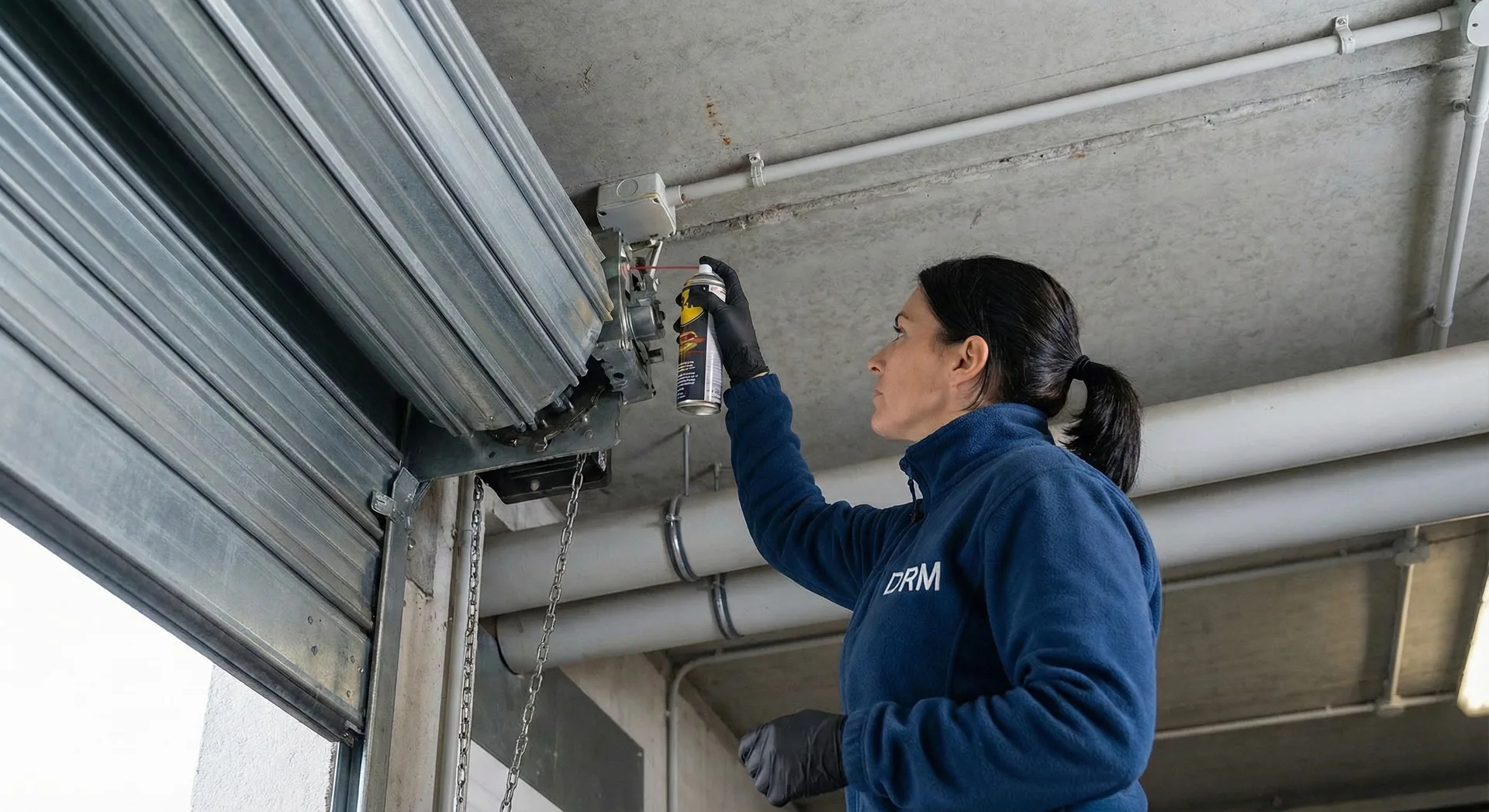 Contrat entretien rideau métallique — maintenance préventive annuelle DRM Paris 19e