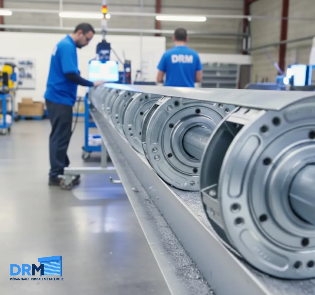 Fabrication rideau métallique sur-mesure France — atelier DRM Paris 19e