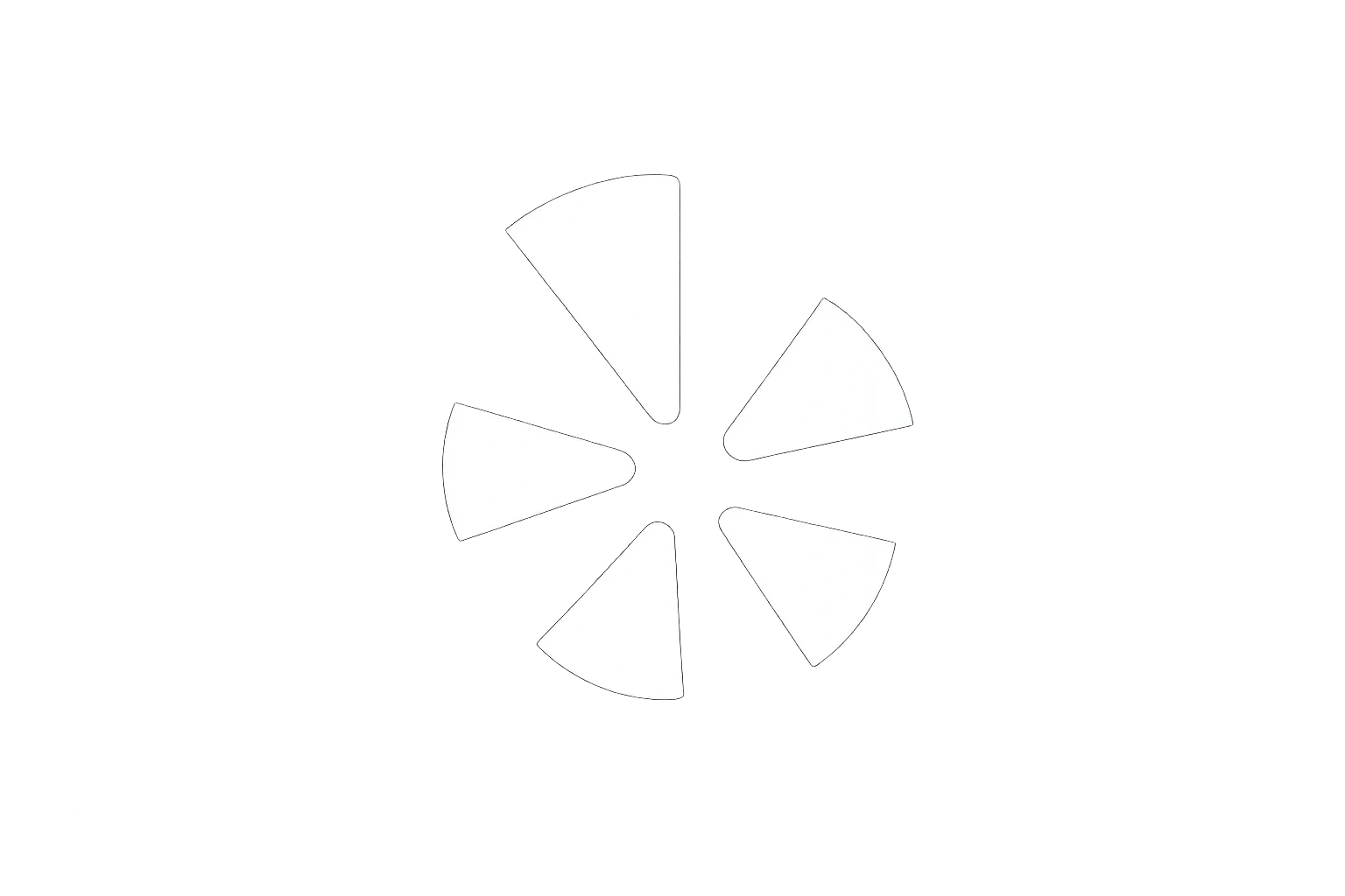 Logo Yelp blanc — DRM 4.85 sur Yelp